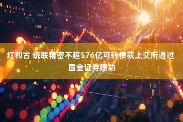 红和古 统联精密不超576亿可转债获上交所通过 国金证券建功